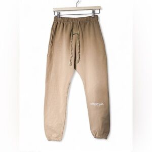 Fear of God Essentials Tan Brown Sweatpants Joggers Women’s - Medium